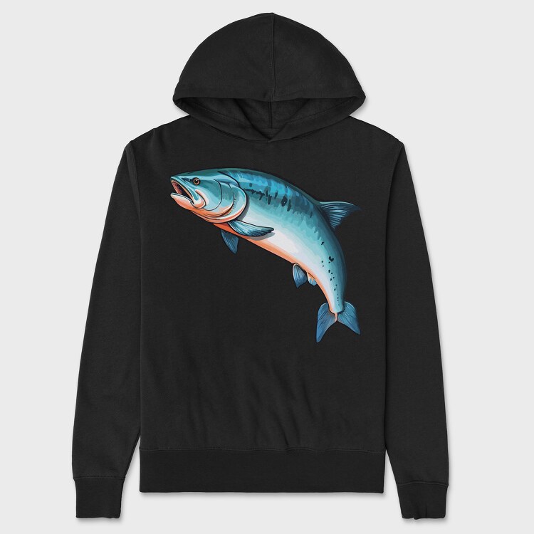 Fish 2, Hanorac Oversize Barbati (Unisex)