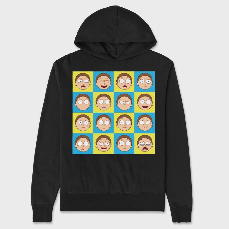 Rick and Morty 21, Hanorac Oversize Barbati (Unisex)