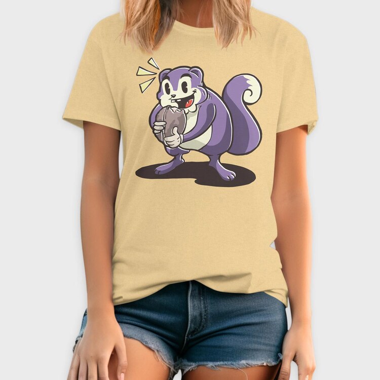 Cute Squirrel, Tricou Barbati (Unisex)