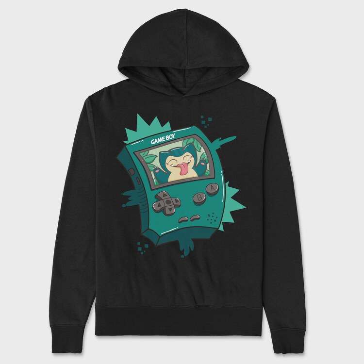 Gameboy Pokemon 6, Hanorac Oversize Barbati (Unisex)