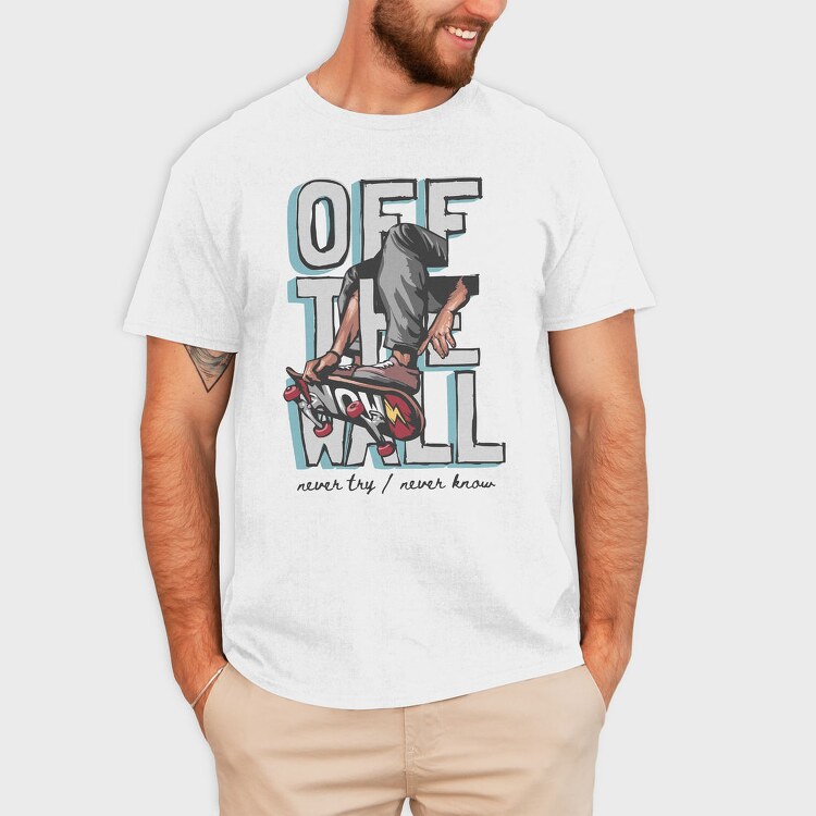 Skateboarders Edge, Tricou Barbati (Unisex)