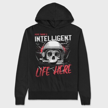 Intelligent Life Here, Hanorac Oversize Barbati (Unisex)