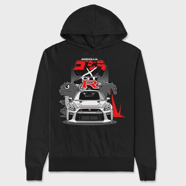 gtr godzilla, Hanorac Oversize Barbati (Unisex)