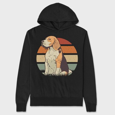 Hanorac Barbati (Unisex), Beagle Sunset