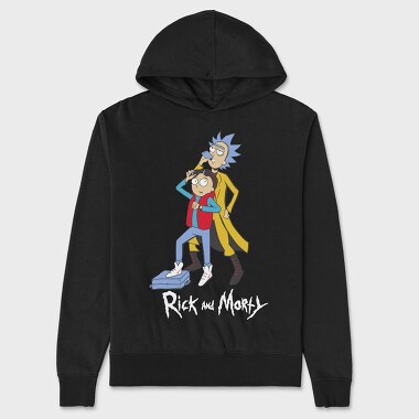 Rick and Morty 66, Hanorac Oversize Barbati (Unisex)