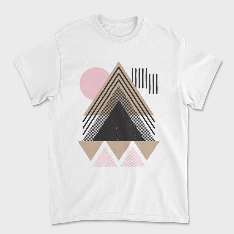 Abstract Geometric, Tricou Barbati (Unisex)