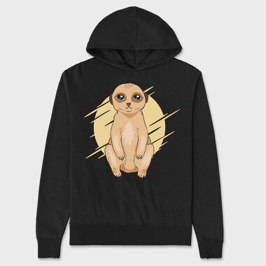 Cute Meerkat, Hanorac Oversize Barbati (Unisex)
