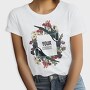 Bird Bloom Frame, Tricou Femei