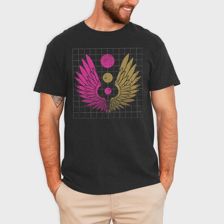 Abstract Wings, Tricou Barbati (Unisex)
