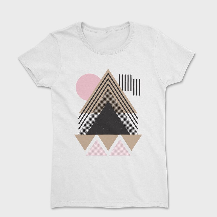 Abstract Geometric, Tricou Femei