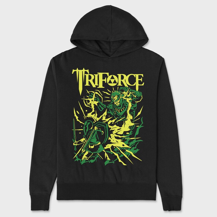 Triforce, Hanorac Oversize Barbati (Unisex)