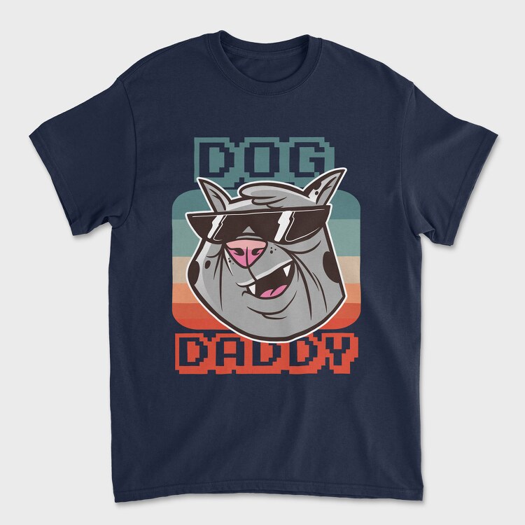 Dog daddy, Tricou Barbati (Unisex)