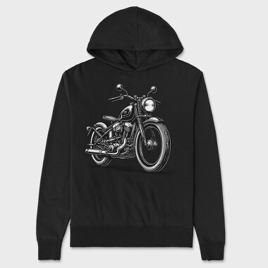 Classic Motorcycle, Hanorac Oversize Barbati (Unisex)