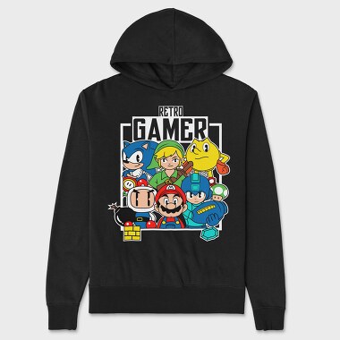 Video Game Multi Characters, Hanorac Oversize Barbati (Unisex)