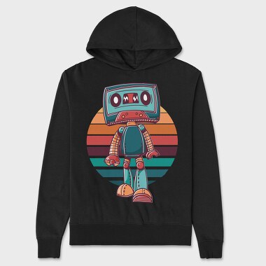 Cassette Robot, Hanorac Oversize Barbati (Unisex)