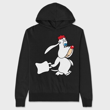 Cartoon Retro Droopy 2, Hanorac Oversize Barbati (Unisex)