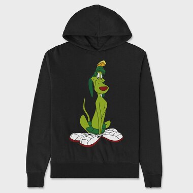 Cartoon Retro Duck Dodgers 4, Hanorac Oversize Barbati (Unisex)