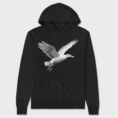 Flying Seagull 2, Hanorac Oversize Barbati (Unisex)