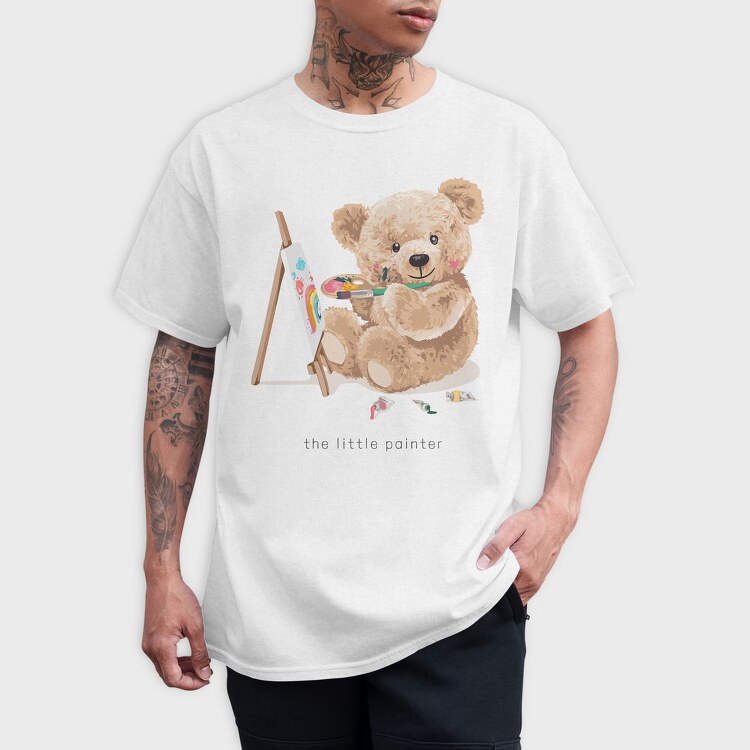 Teddy Art Rebel, Tricou Barbati (Unisex)