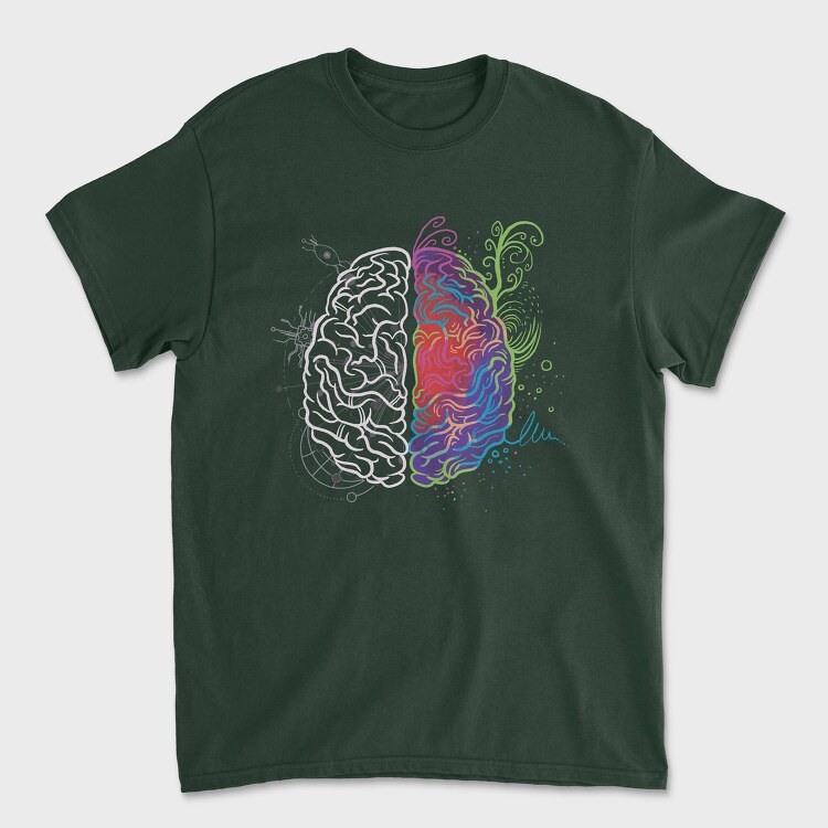 Brain Leftand Right, Tricou Barbati (Unisex)