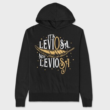 It S Leviosa Not Leviosa Harry Potter, Hanorac Oversize Barbati (Unisex)