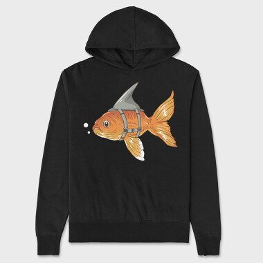 Wanna Be Shark, Hanorac Oversize Barbati (Unisex)