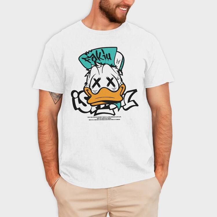 Fakiu Duck Face, Tricou Barbati (Unisex)