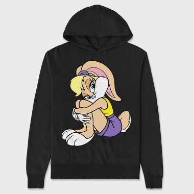 Cartoon Retro Looney Tunes Tiny 1, Hanorac Oversize Barbati (Unisex)