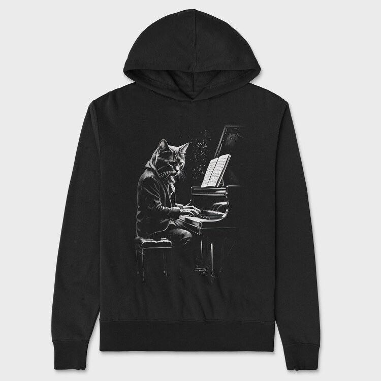 Catpiano, Hanorac Oversize Barbati (Unisex)