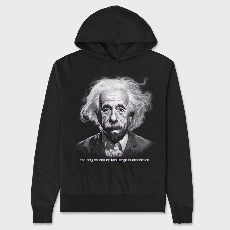 Einstein Phrase, Hanorac Oversize Barbati (Unisex)