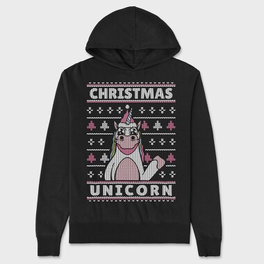 Uglysweatter Unicorn, Hanorac Oversize Barbati (Unisex)