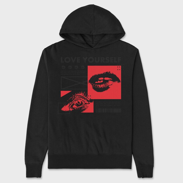 Love Yourself 1, Hanorac Oversize Barbati (Unisex)