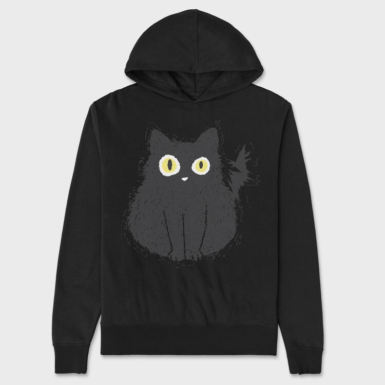 Electrocuted Cat, Hanorac Oversize Barbati (Unisex)