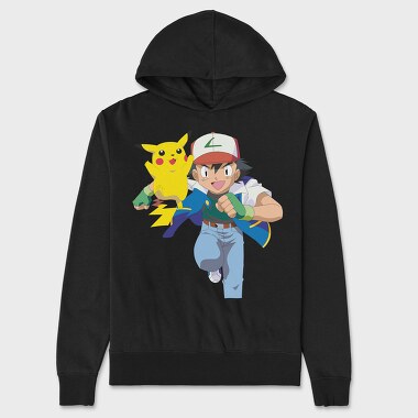 Cartoon Retro Pokemon 2, Hanorac Oversize Barbati (Unisex)