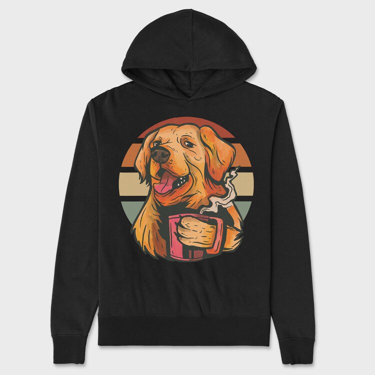 Golden Retriever, Hanorac Oversize Barbati (Unisex)