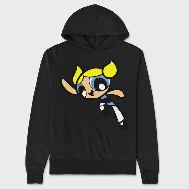 Cartoon Retro the Powerpuff Girls 4, Hanorac Oversize Barbati (Unisex)