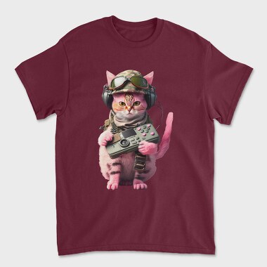 Military Cat Radio, Tricou Barbati (Unisex)