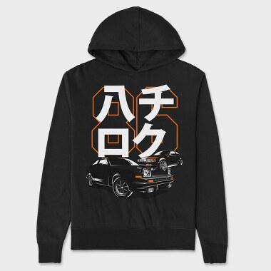 HACHIROKU, Hanorac Oversize Barbati (Unisex)