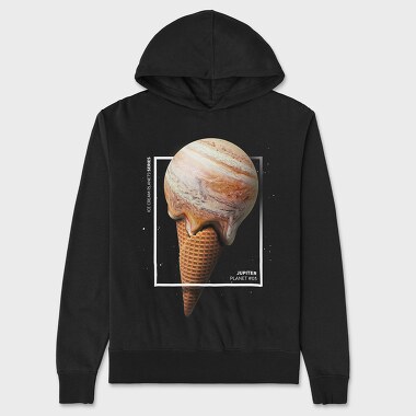 Jupiter Ice Cream, Hanorac Oversize Barbati (Unisex)