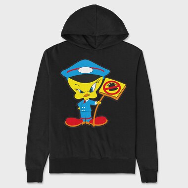 Cartoon Retro Tweety 2, Hanorac Oversize Barbati (Unisex)