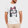 Bulldog Bandana Chic, Tricou Barbati (Unisex)