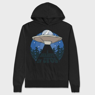 I Believe in Ufos, Hanorac Oversize Barbati (Unisex)