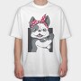 Bulldog Bandana Chic, Tricou Oversize Barbati (Unisex)