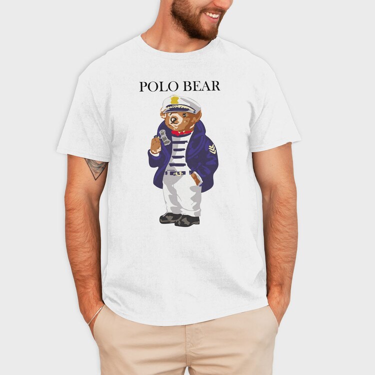 Captain Bears Captain, Tricou Barbati (Unisex)