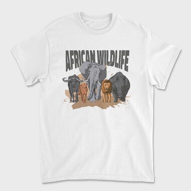 African Animals, Tricou Barbati (Unisex)