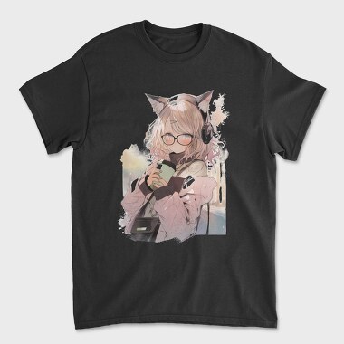 Animegirl, Tricou Barbati (Unisex)