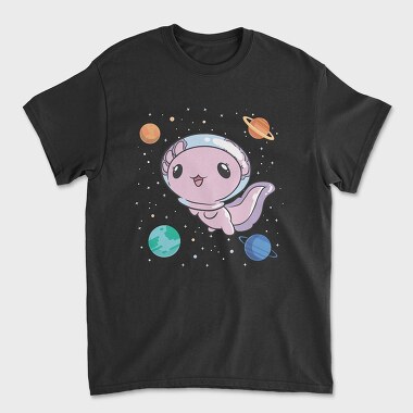 Axolotl Space, Tricou Barbati (Unisex)