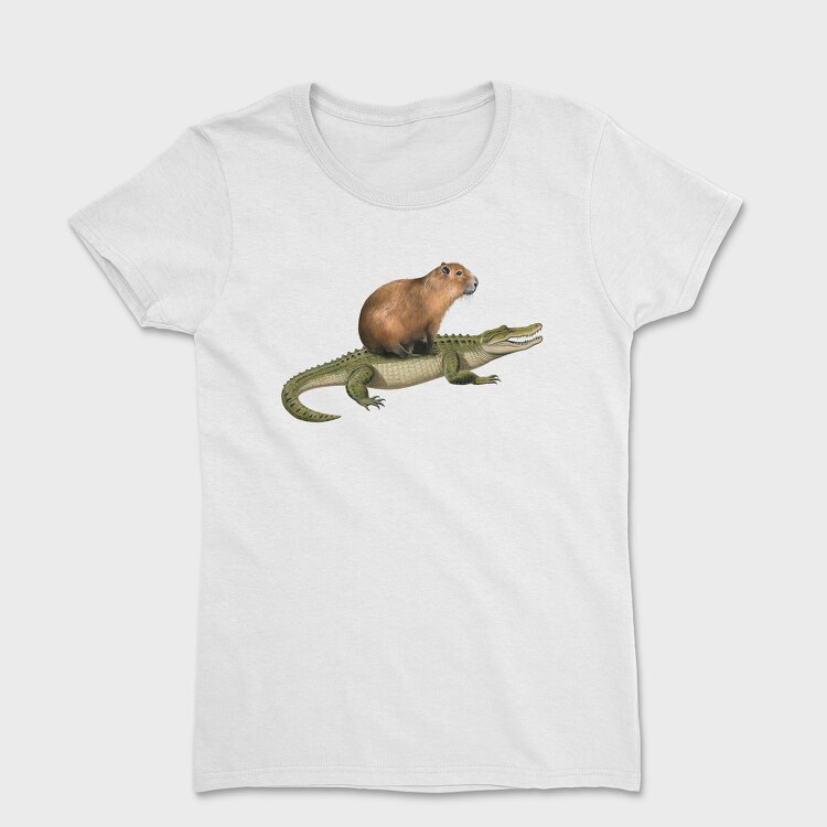 Capybara Crocodile, Tricou Femei