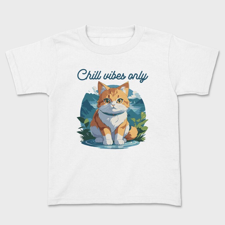 Cat Chill Vibes, Tricou Copii