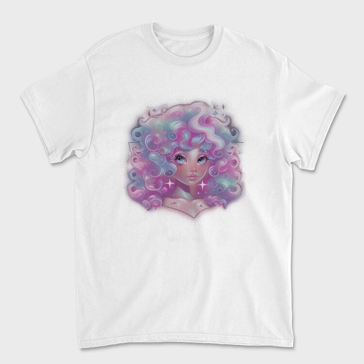 Cosmic Girl Portrait, Tricou Barbati (Unisex)